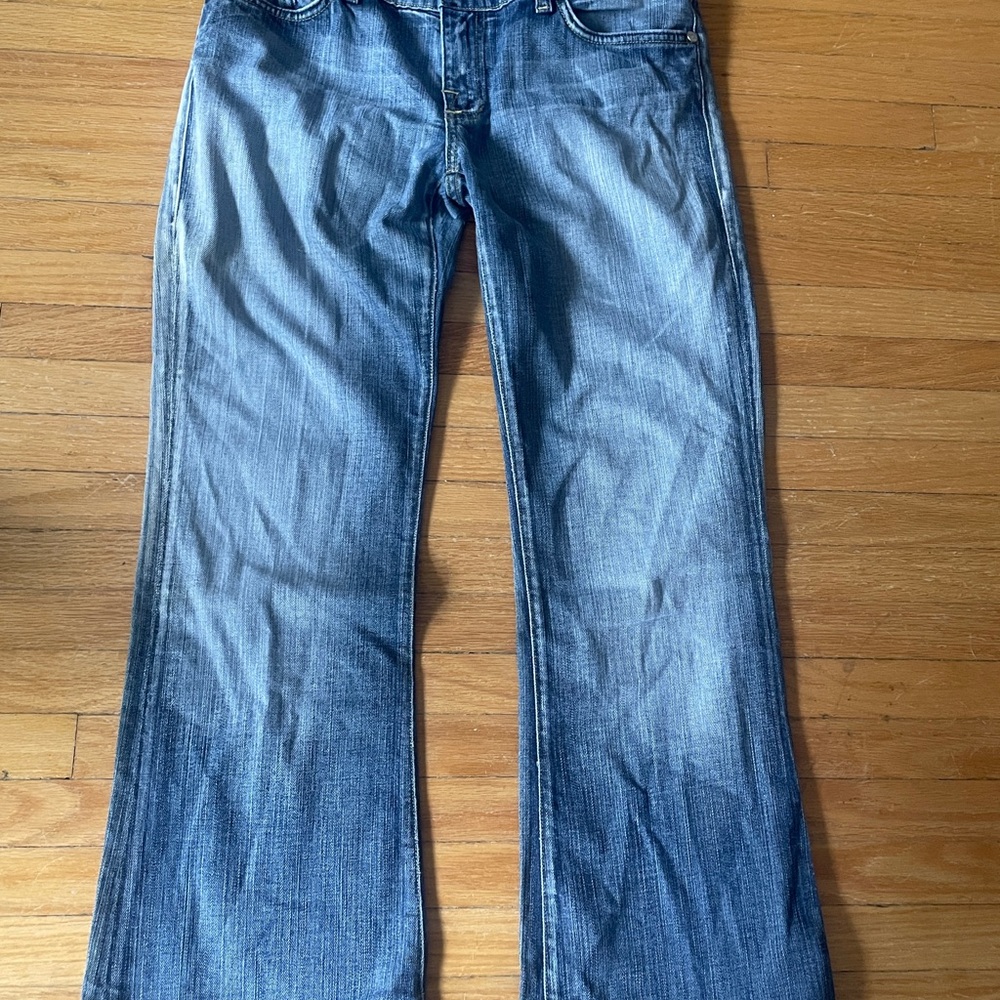 Rock & Republic Flare Jeans in Deep Blue